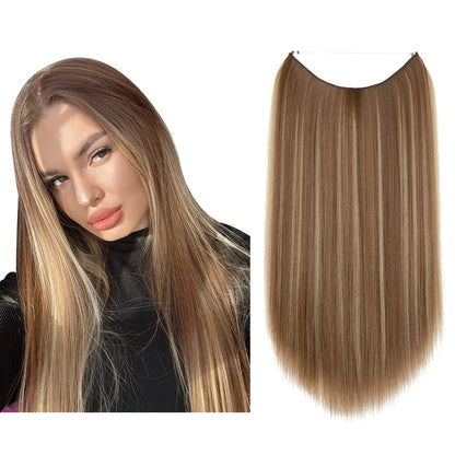 Extensions cheveux - Effet naturel - Long raide - Cheveu Soyeux