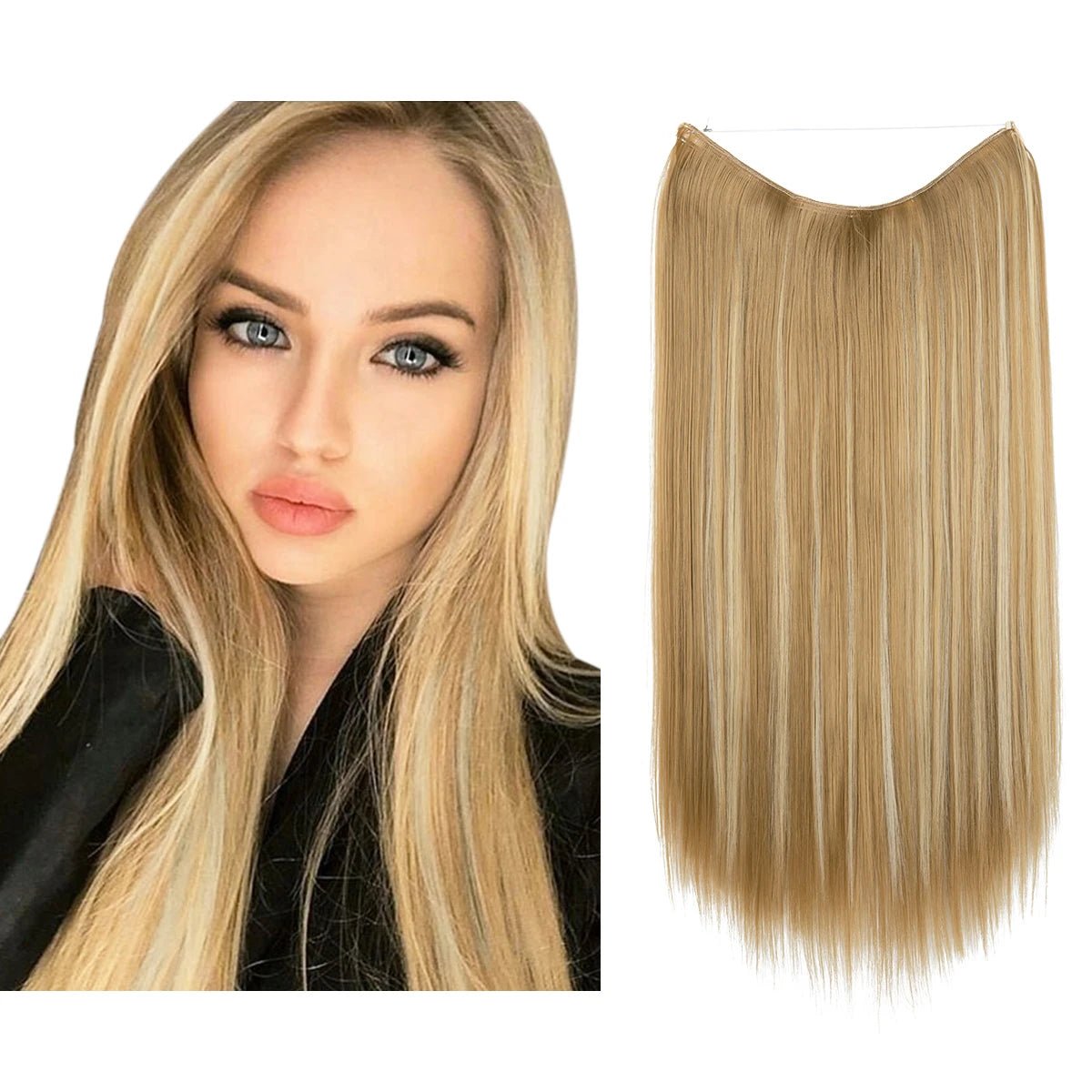 Extensions cheveux - Effet naturel - Long raide - Cheveu Soyeux