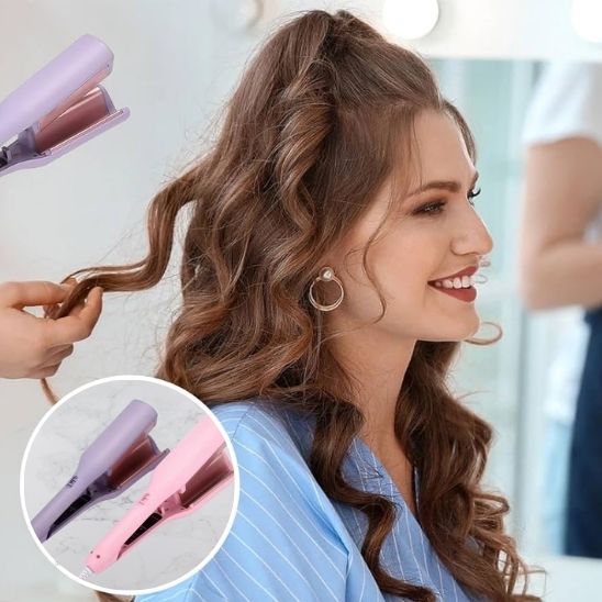 Fer a friser - Belles ondulations pour effet naturel - Cheveu Soyeux