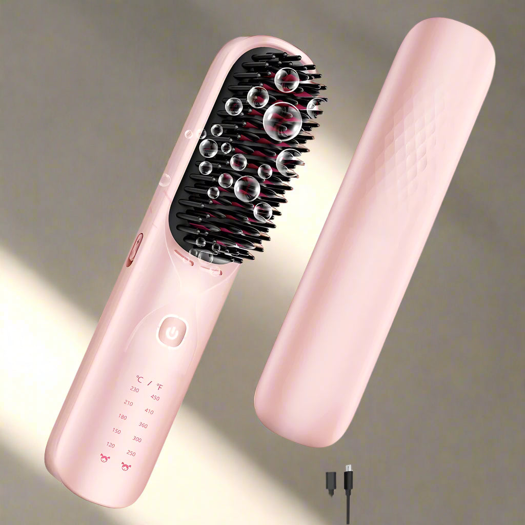 Brosse Lissante Sans Fil - La meilleure - Cheveu Soyeux