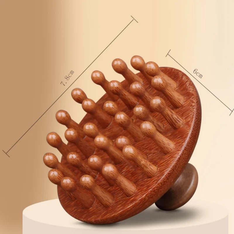 Massage du cuir chevelu - Brosse tout bois - Cheveu Soyeux