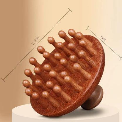 Massage du cuir chevelu - Brosse tout bois - Cheveu Soyeux