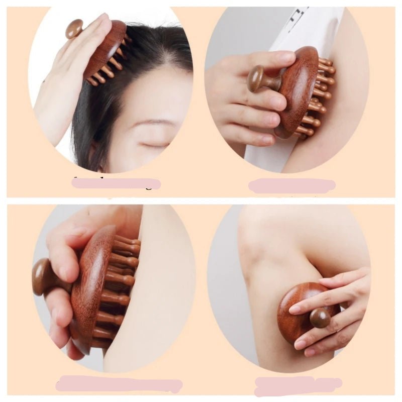 Massage du cuir chevelu - Brosse tout bois - Cheveu Soyeux