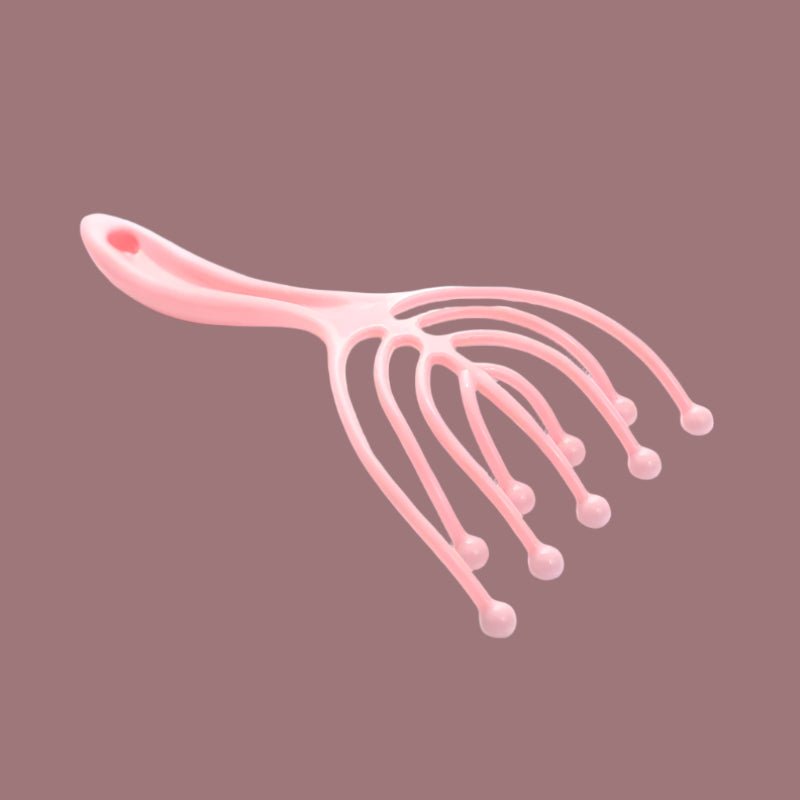Massage du cuir chevelu - Peigne avec rouleau de massage - Cheveu Soyeux