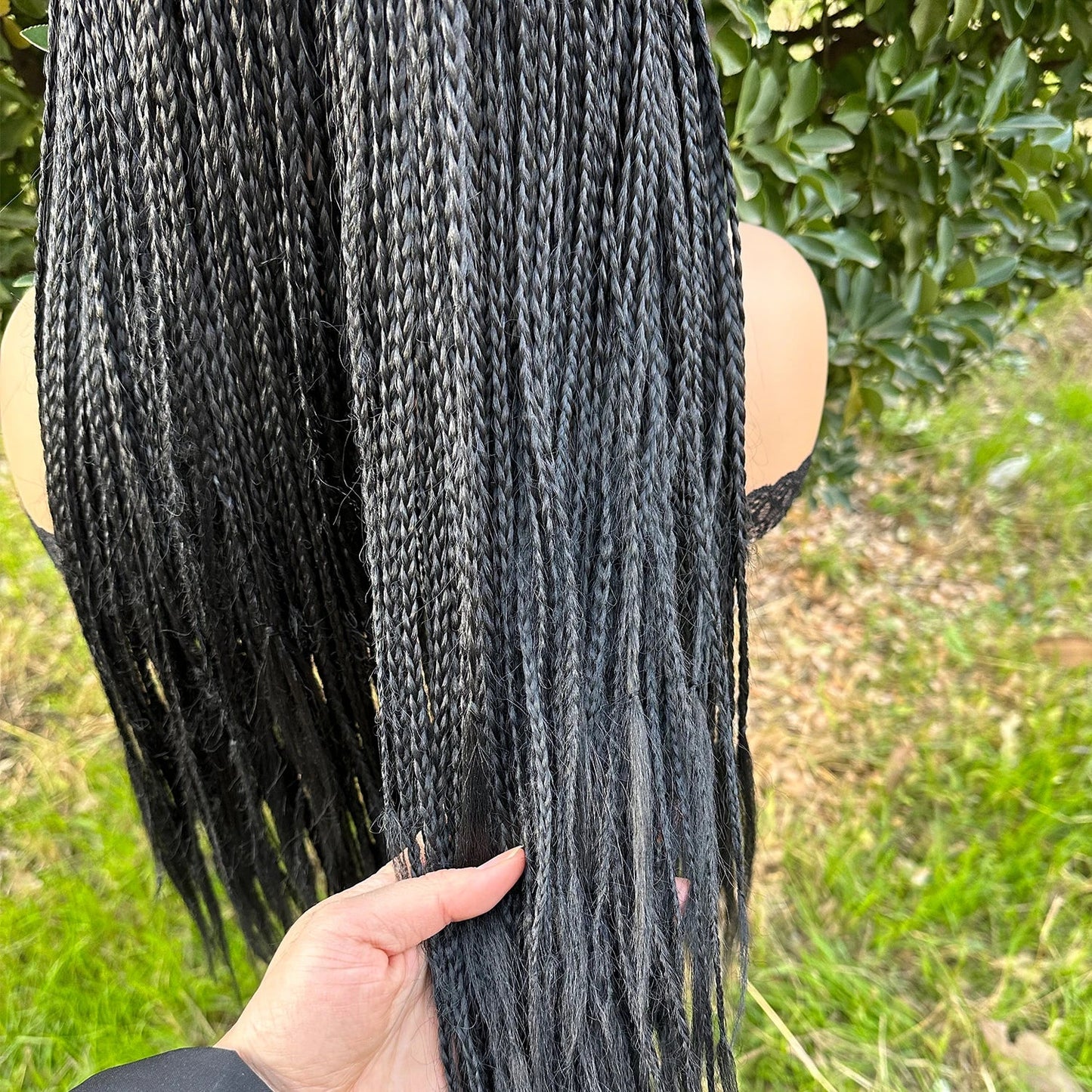 Perruque femme - Bandeau avec tresses - Cheveu Soyeux