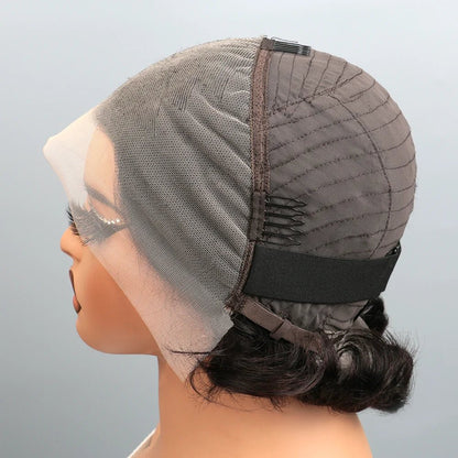 Perruque femme naturelle - Brune