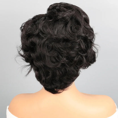 Perruque femme naturelle - Brune
