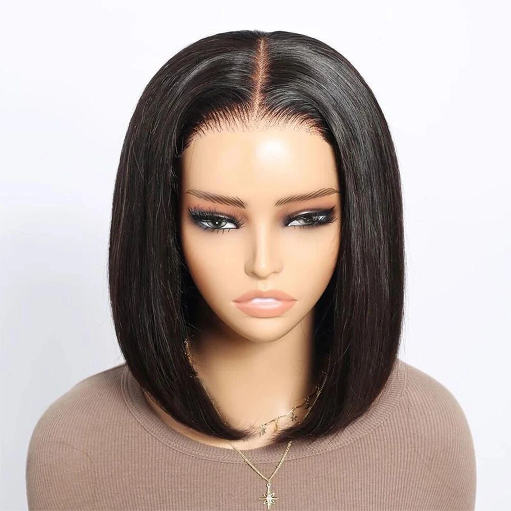 Perruque Femme Naturelle - Carré lisse - Cheveu Soyeux