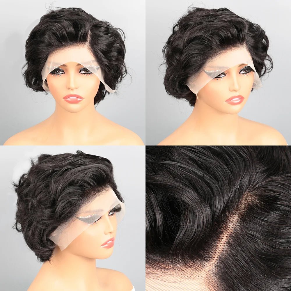 Perruque femme naturelle - Brune