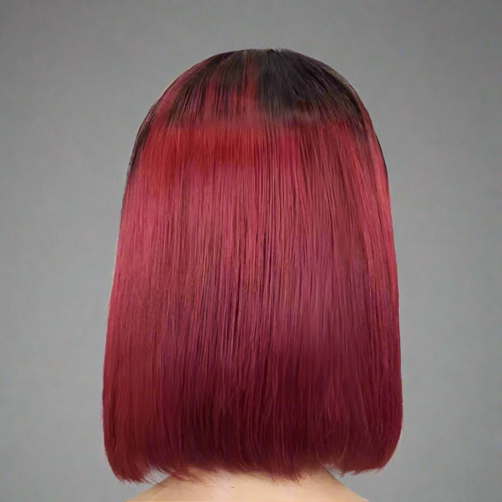 Perruque femme  Rouge tendance RougeÉlixir™ vue de dos