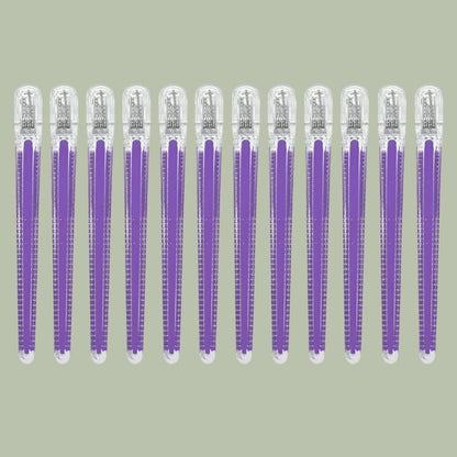 Pinces à Cheveux Professionnelles Antidérapantes- Couleurs cristal - Cheveu Soyeux