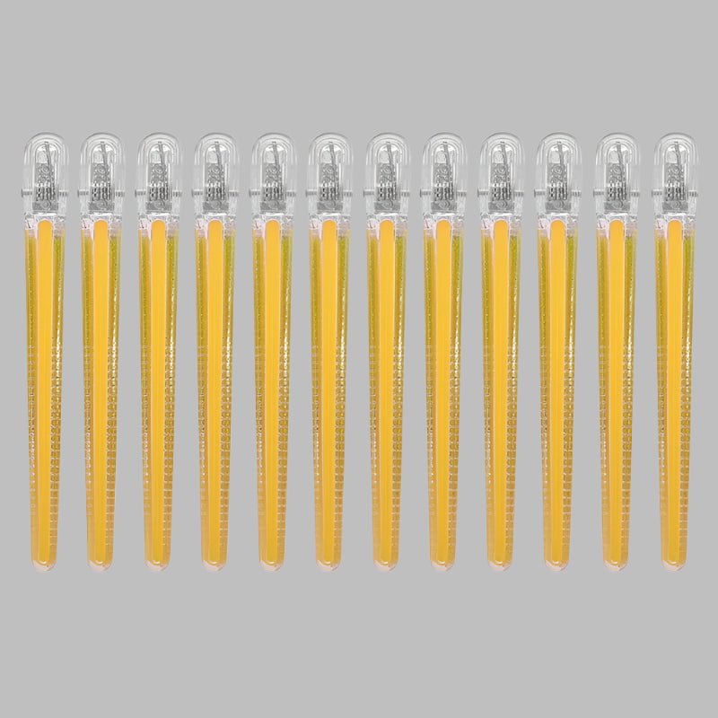 Pinces à Cheveux Professionnelles Antidérapantes- Couleurs cristal - Cheveu Soyeux