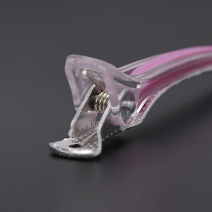 Pinces à Cheveux Professionnelles Antidérapantes- Couleurs cristal - Cheveu Soyeux