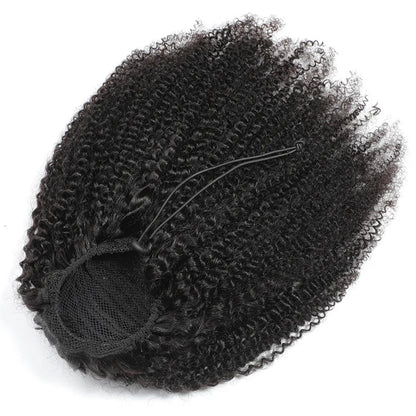 Queue de cheval à cordon afro – Extension cheveux humains - Cheveu Soyeux