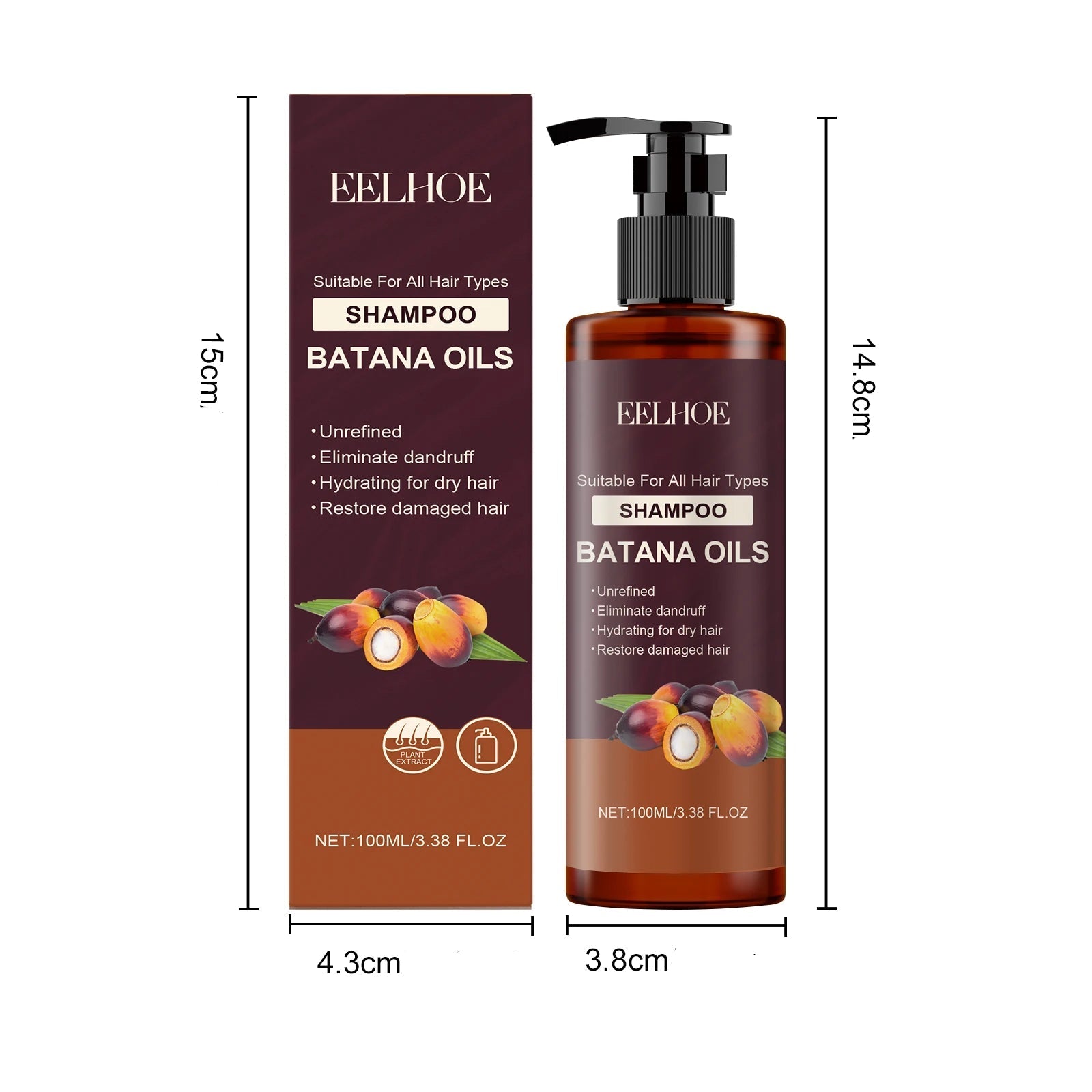 Shampoing Naturel et Réparateur - Batana - Cheveu Soyeux