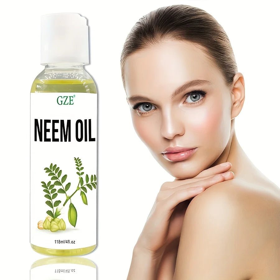 Soin Cheveux à l’Huile de Neem – Pressée à Froid, 100% Pure - Cheveu Soyeux